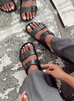 Princess Polly So Cali Flats Black Online