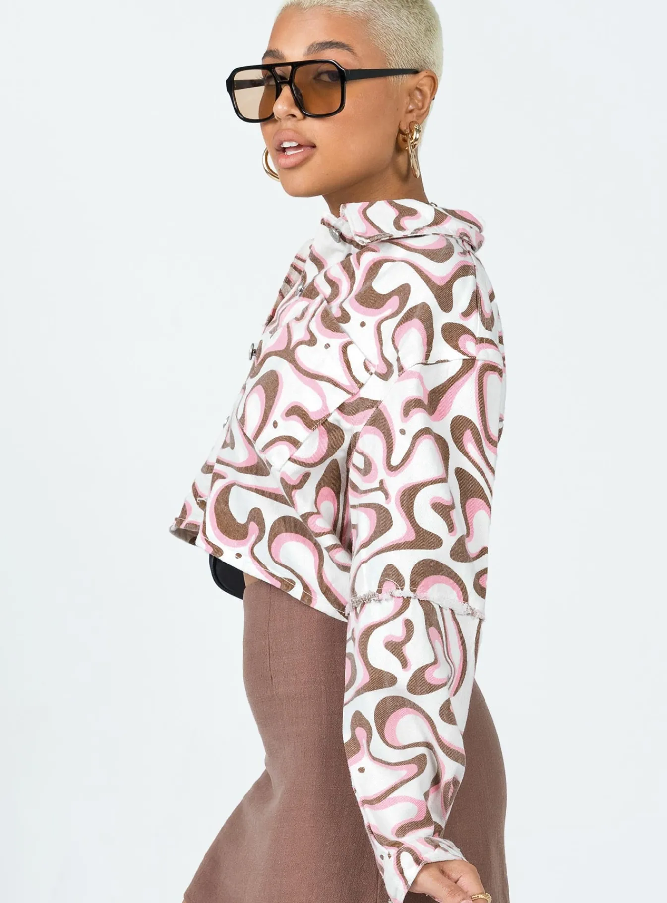 Princess Polly Sophia Bellejacket Denim New