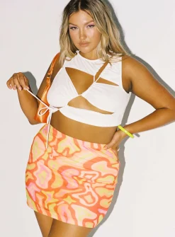 Princess Polly Soul Seeker Top  White Sale