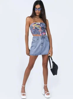 Princess Polly Speed Racer Top Multi Sale