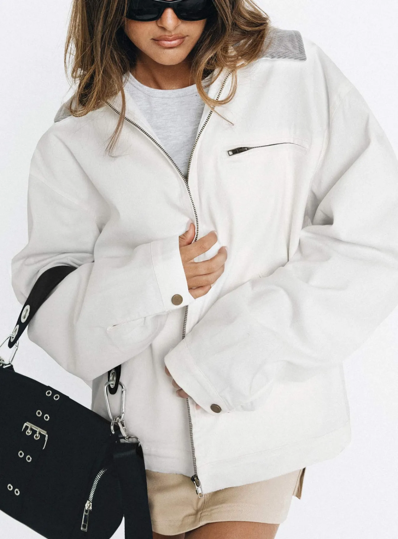 Princess Polly Springer Jacket Bone Fashion
