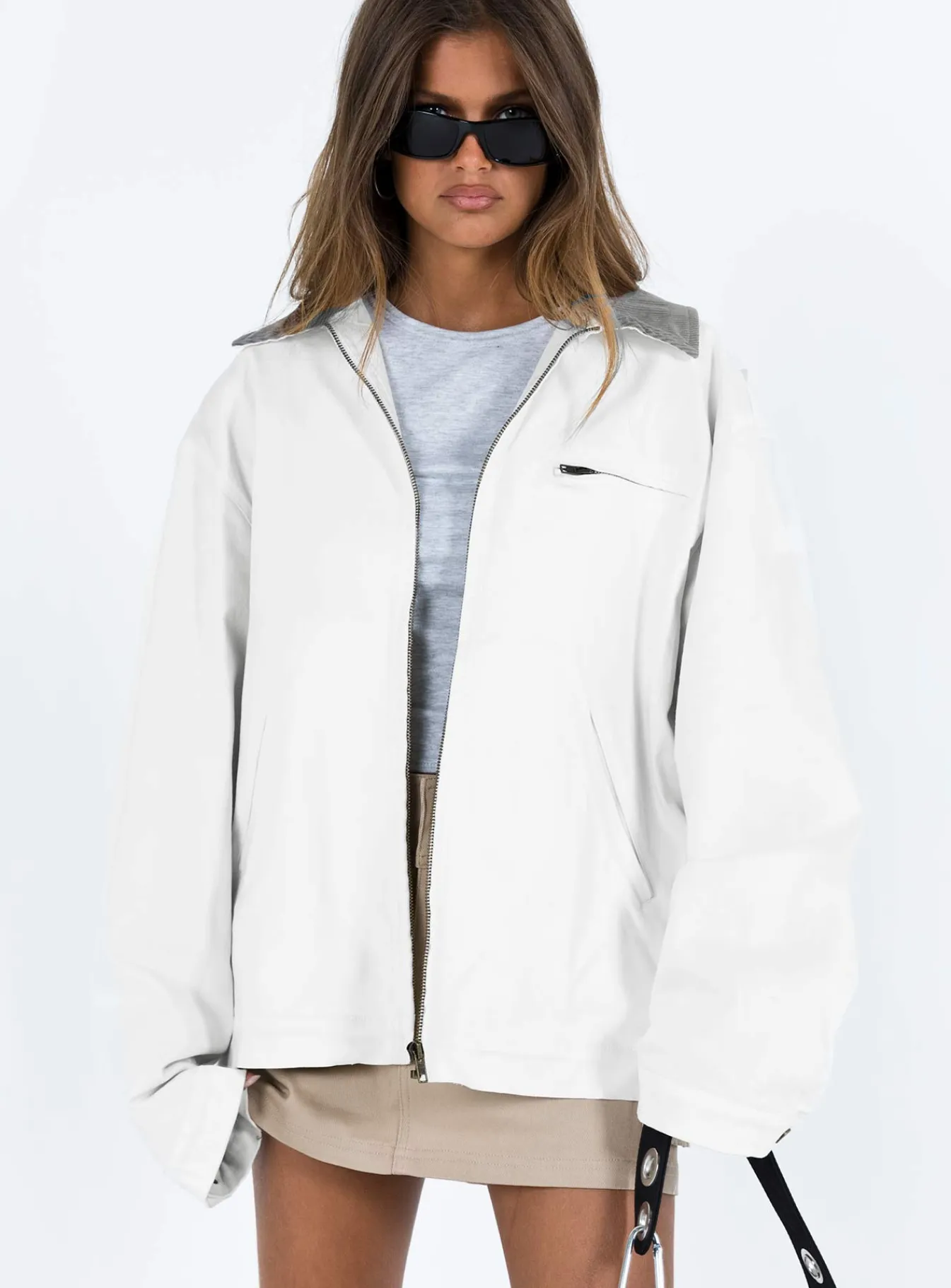 Princess Polly Springer Jacket Bone Fashion