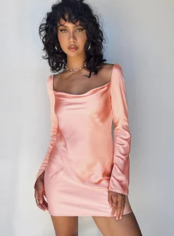 Princess Polly Star Power Mini Dress  Baby Pink Flash Sale