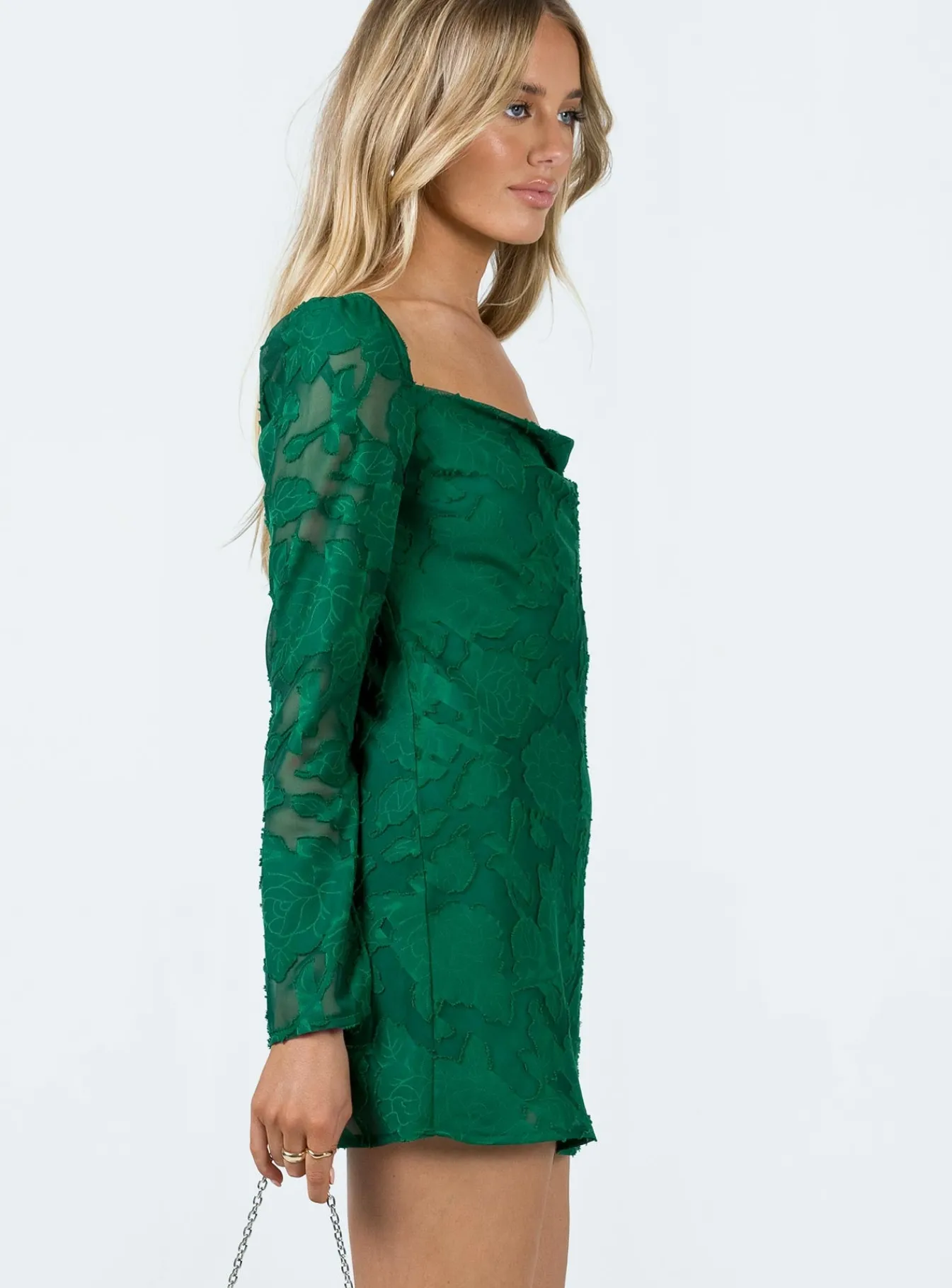 Princess Polly Star Power Mini Dress Forest Green Online