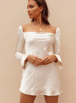 Princess Polly Star Power Mini Dresspetite Champagne Flash Sale