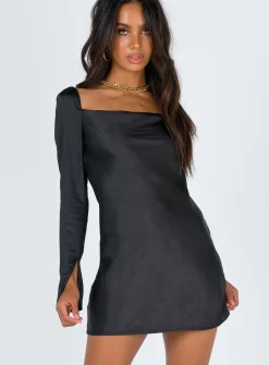 Princess Polly Star Power Mini Dresspetite   Black Best Sale