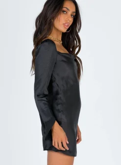 Princess Polly Star Power Mini Dresspetite   Black Best Sale