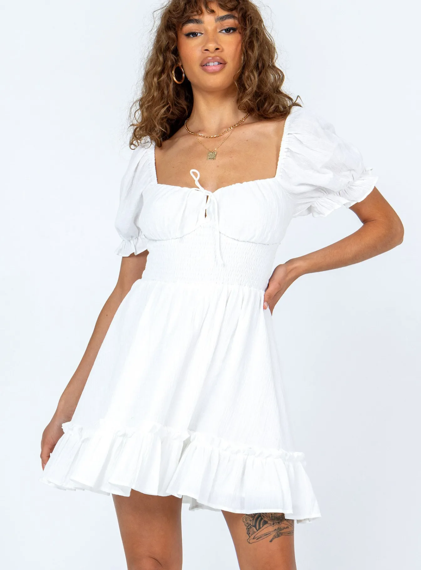 Princess Polly Starley Mini Dress White Store