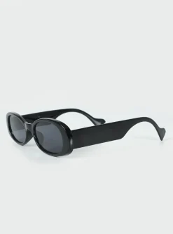 Princess Polly Starman Sunglasses Black Flash Sale