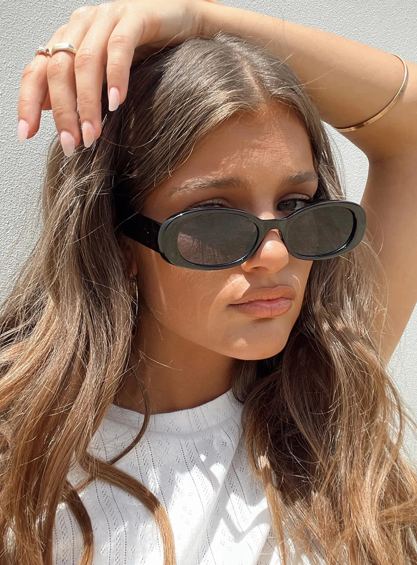 Princess Polly Starman Sunglasses Black Flash Sale