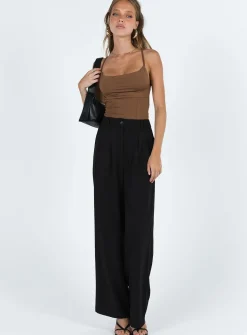 Princess Polly Stasey Bodysuit Brown Beige Hot