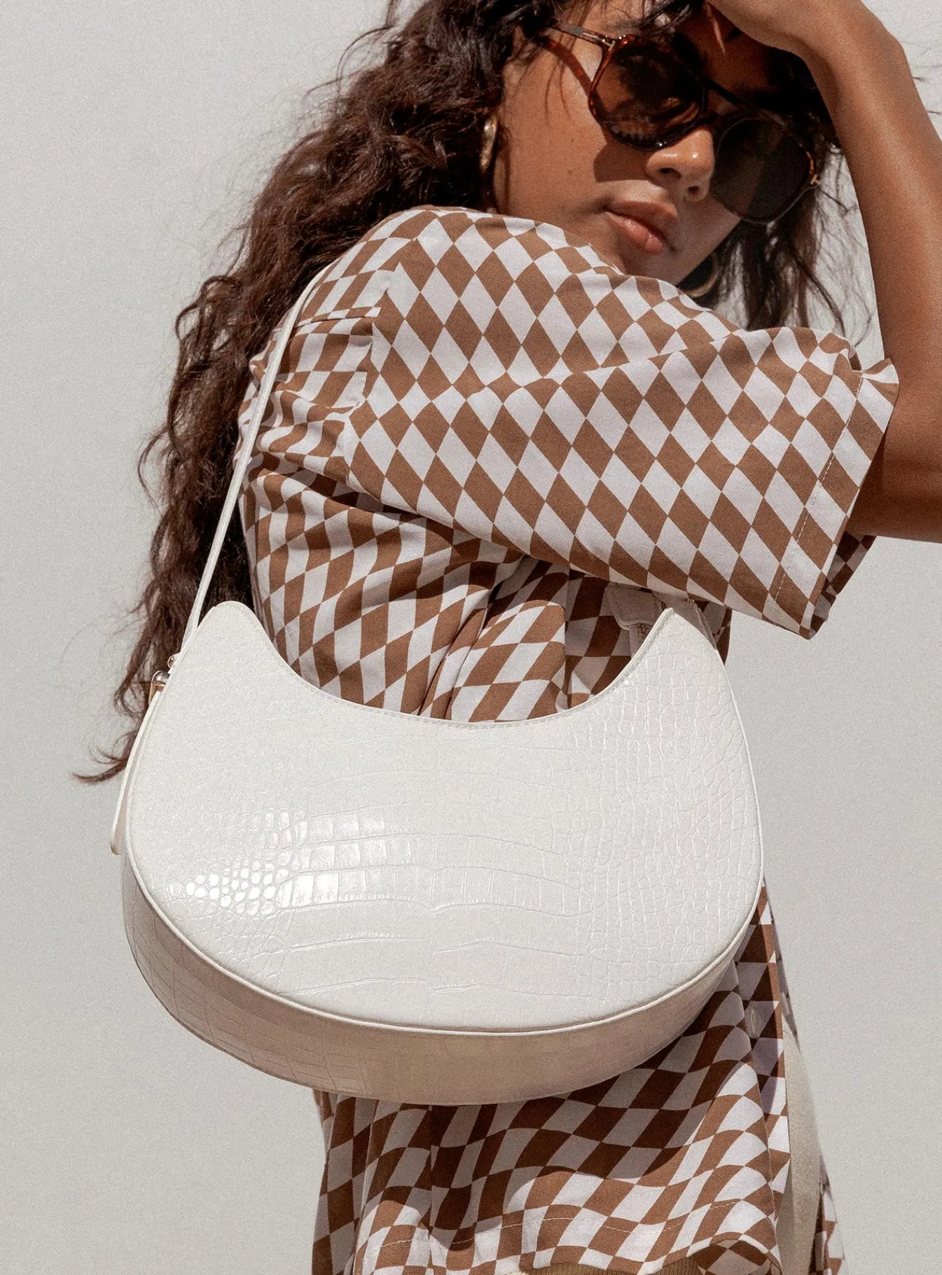Princess Polly State Of Mind Bagcroc Eco White Shop