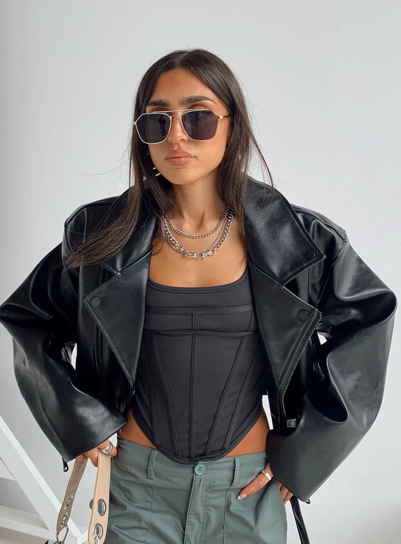 Princess Polly Staten Island Jacket Black Best