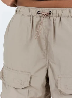 Princess Polly Stefanni Cargo Pants  Beige Clearance