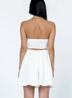 Princess Polly Stellia Mini Dress  White Outlet