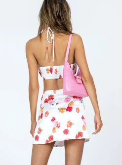Princess Polly Stephanie Satin Setfloral White Outlet
