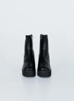 Princess Polly Stillwater Platform Boots Black Shop
