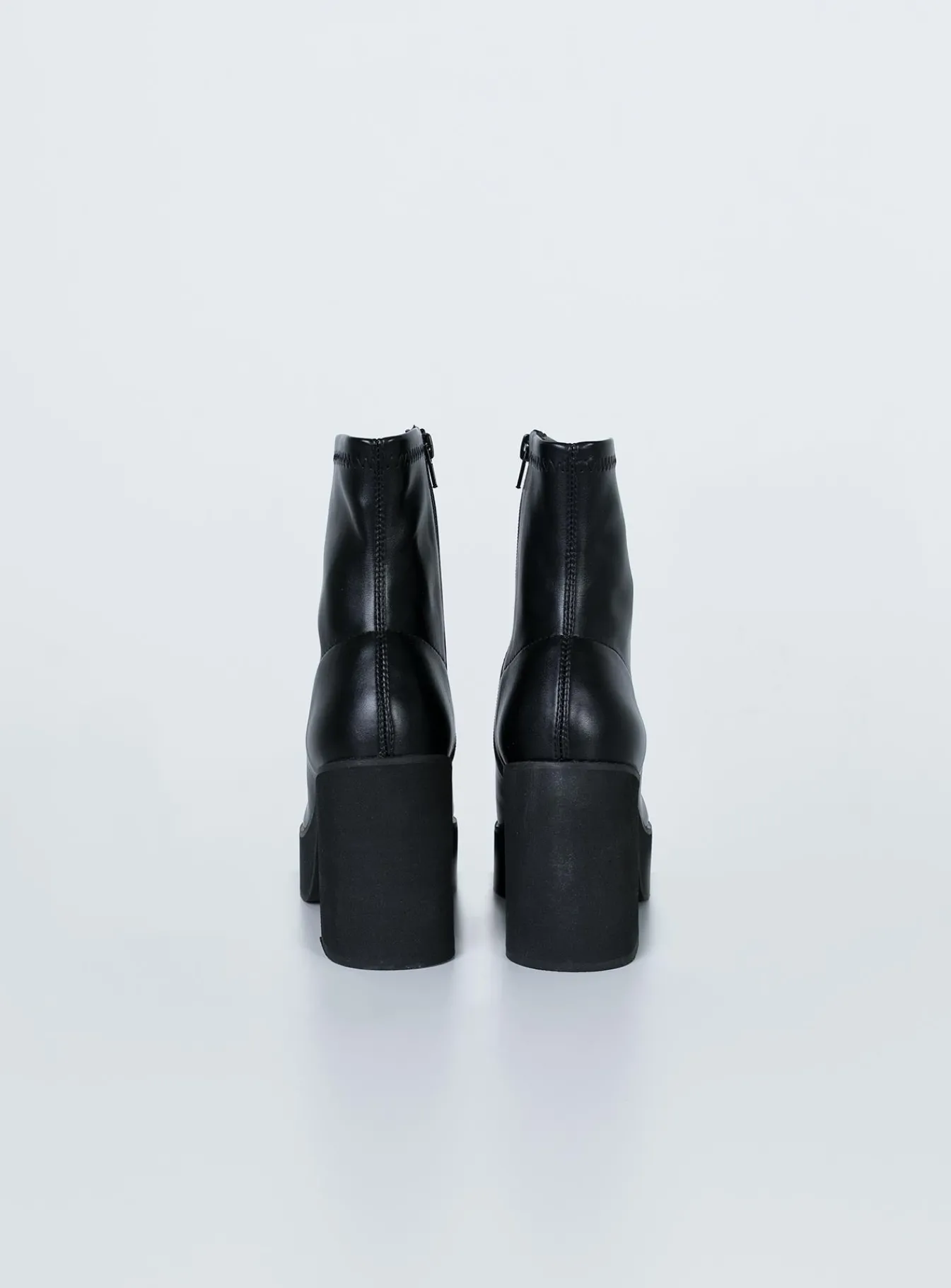 Princess Polly Stillwater Platform Boots Black Shop