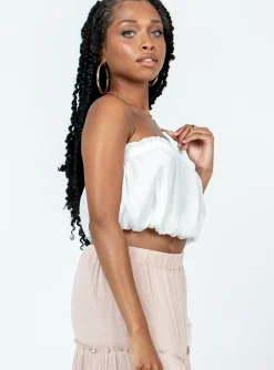 Princess Polly Stockard Strapless Top White Store