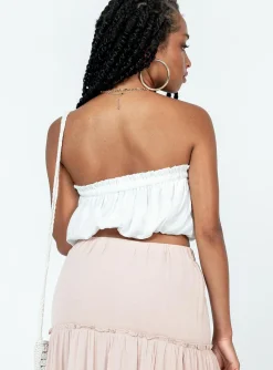 Princess Polly Stockard Strapless Top White Store