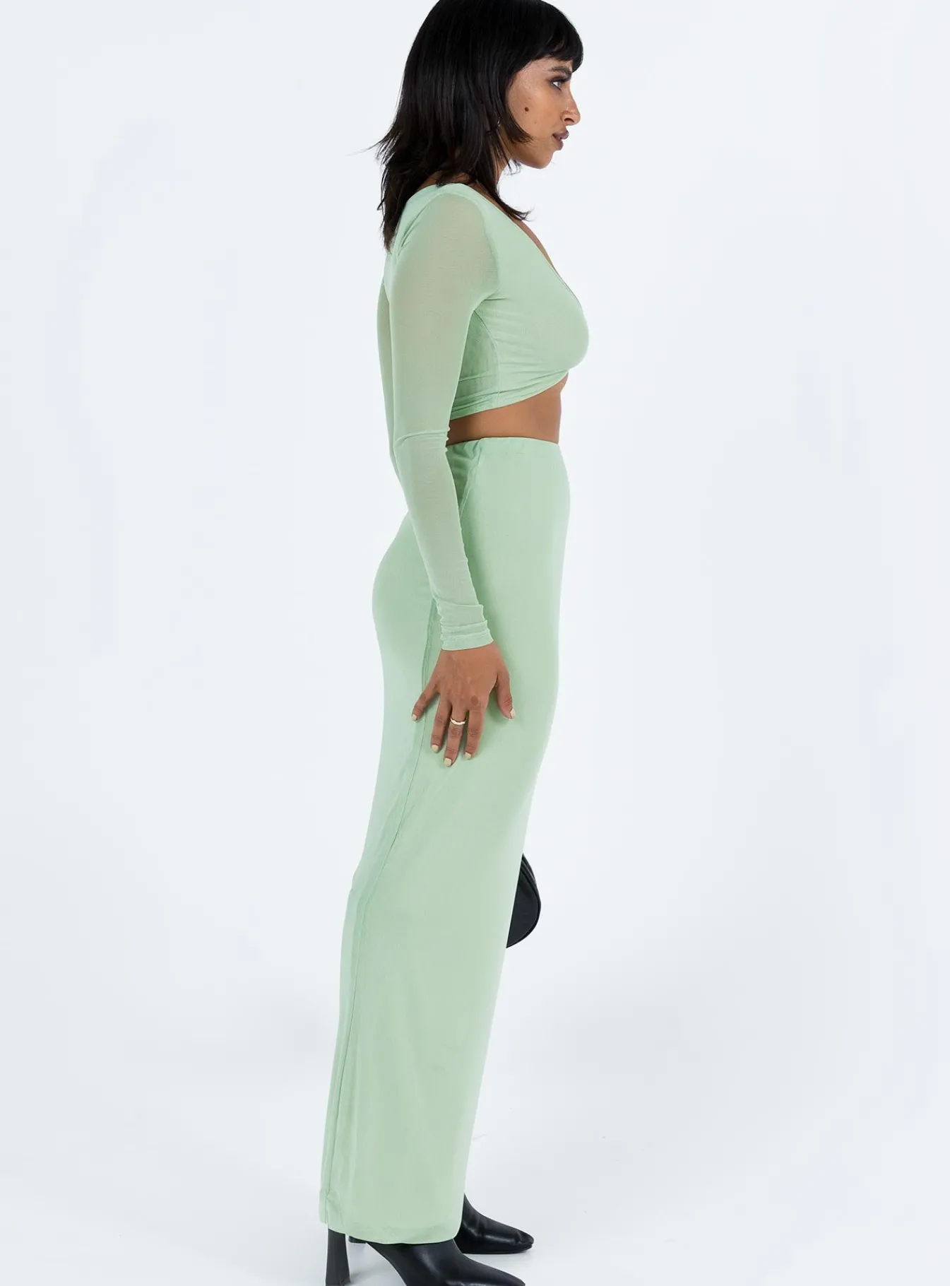 Princess Polly Strand Set Green Hot
