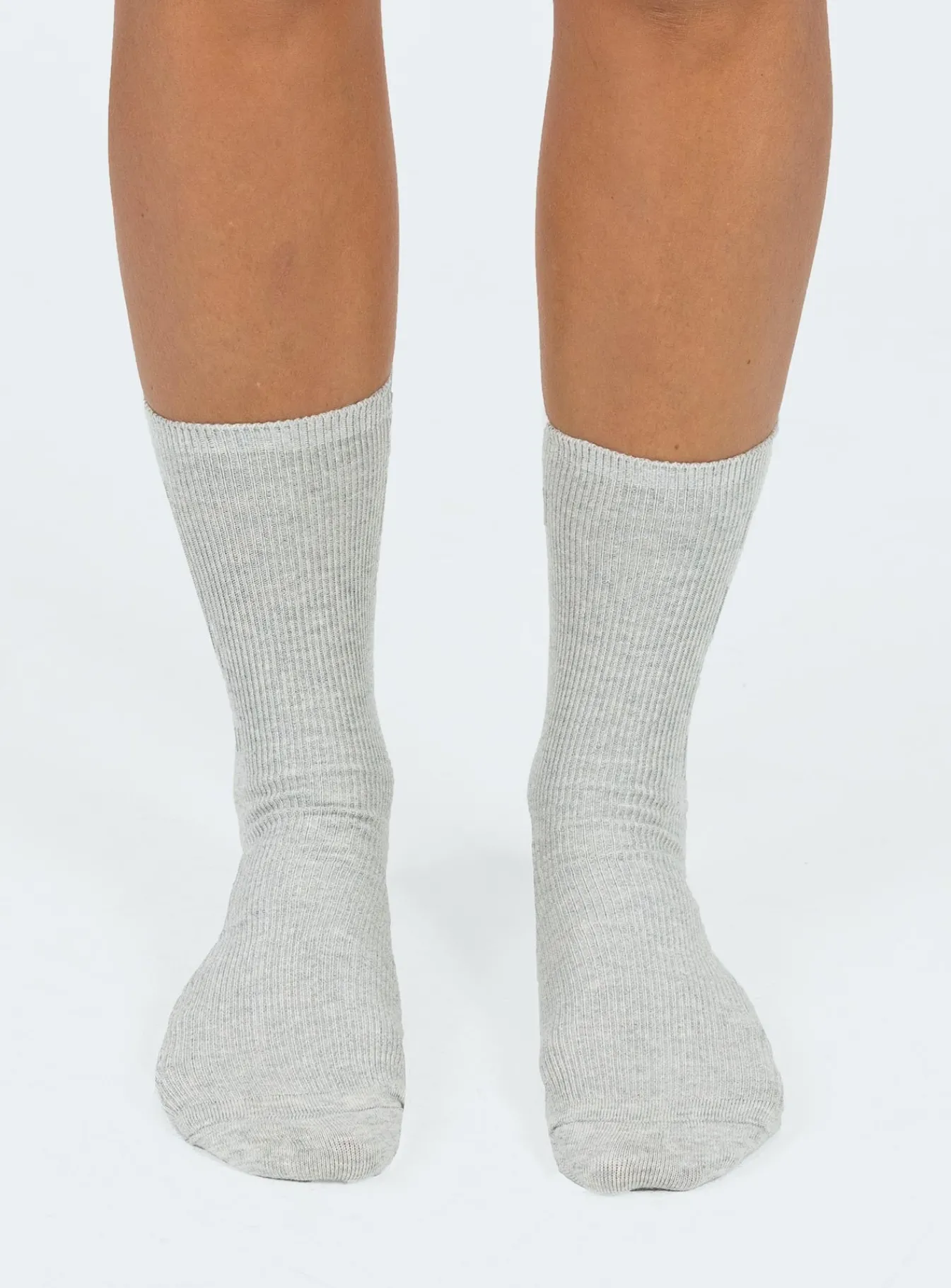 Princess Polly Strand Socks Grey Fashion