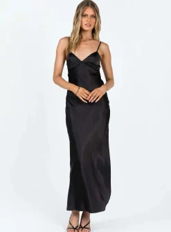 Princess Polly Stravo Maxi Dress Black Hot