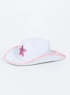 Princess Polly Stunner Cowboy Hat  White Online