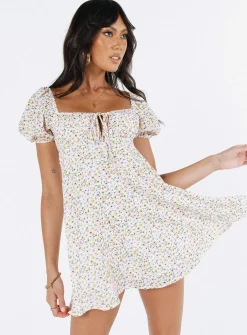 Princess Polly Sudarso Mini Dress Yellow Floral Fashion