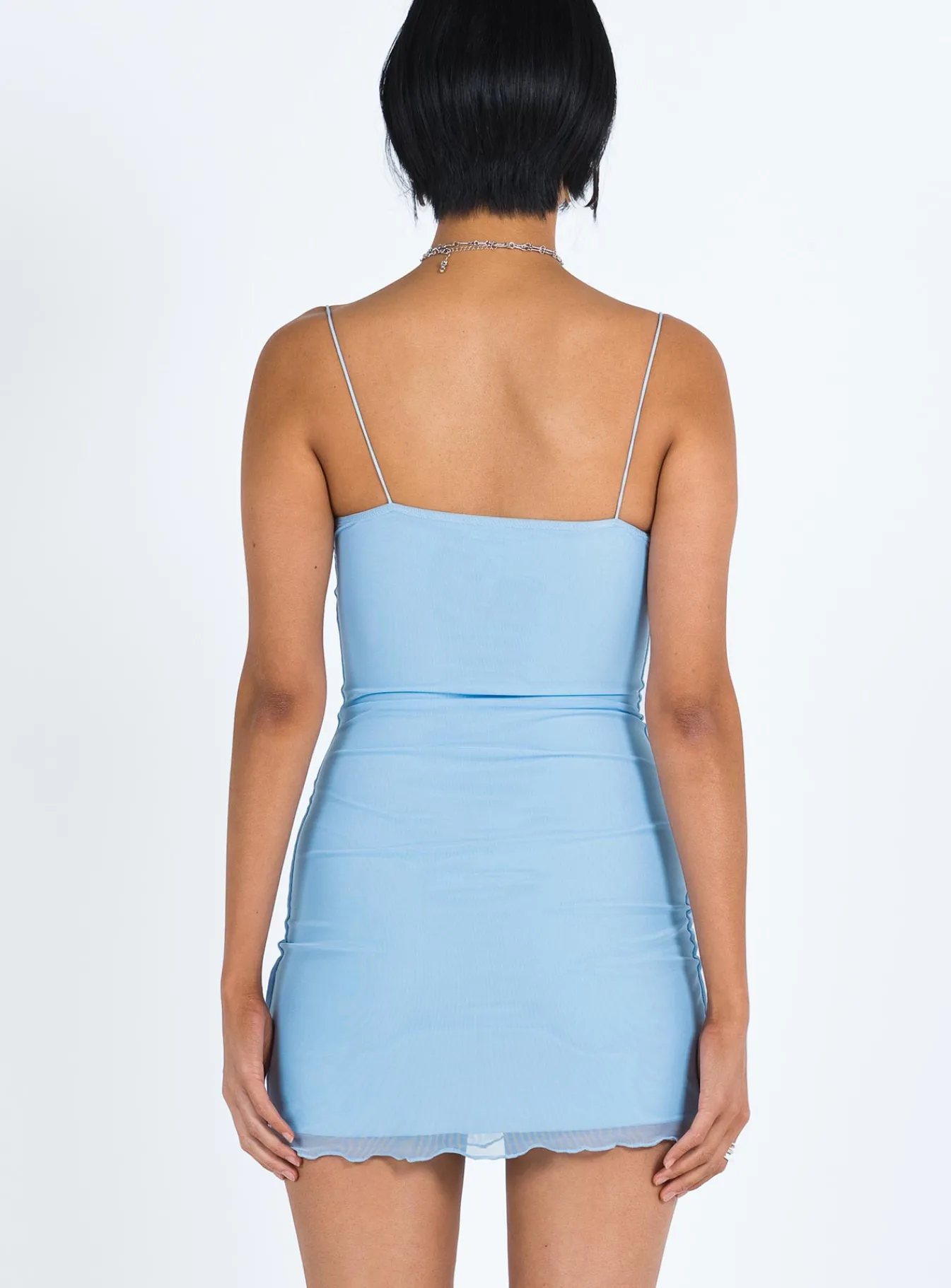 Princess Polly Sugar Mini Dress Blue Outlet