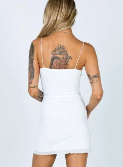 Princess Polly Sugar Mini Dress White Flash Sale