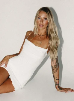 Princess Polly Sugar Mini Dress White Flash Sale
