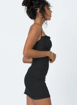 Princess Polly Sugar Mini Dress Black Hot