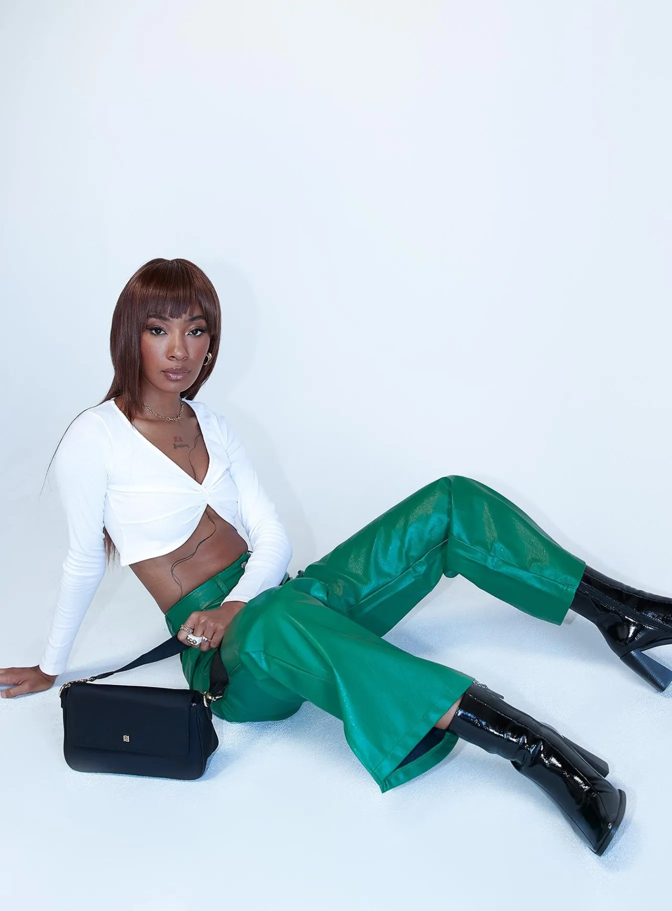 Princess Polly Suki Pants Green Flash Sale