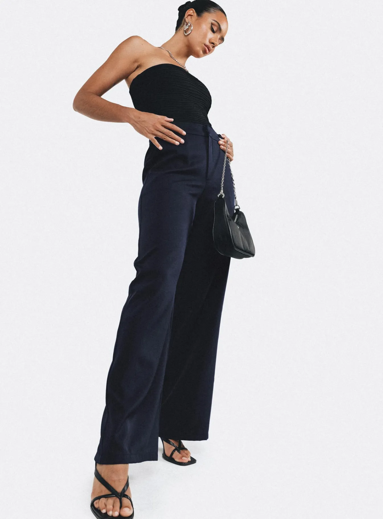 Princess Polly Sultan Pants Navy Cheap