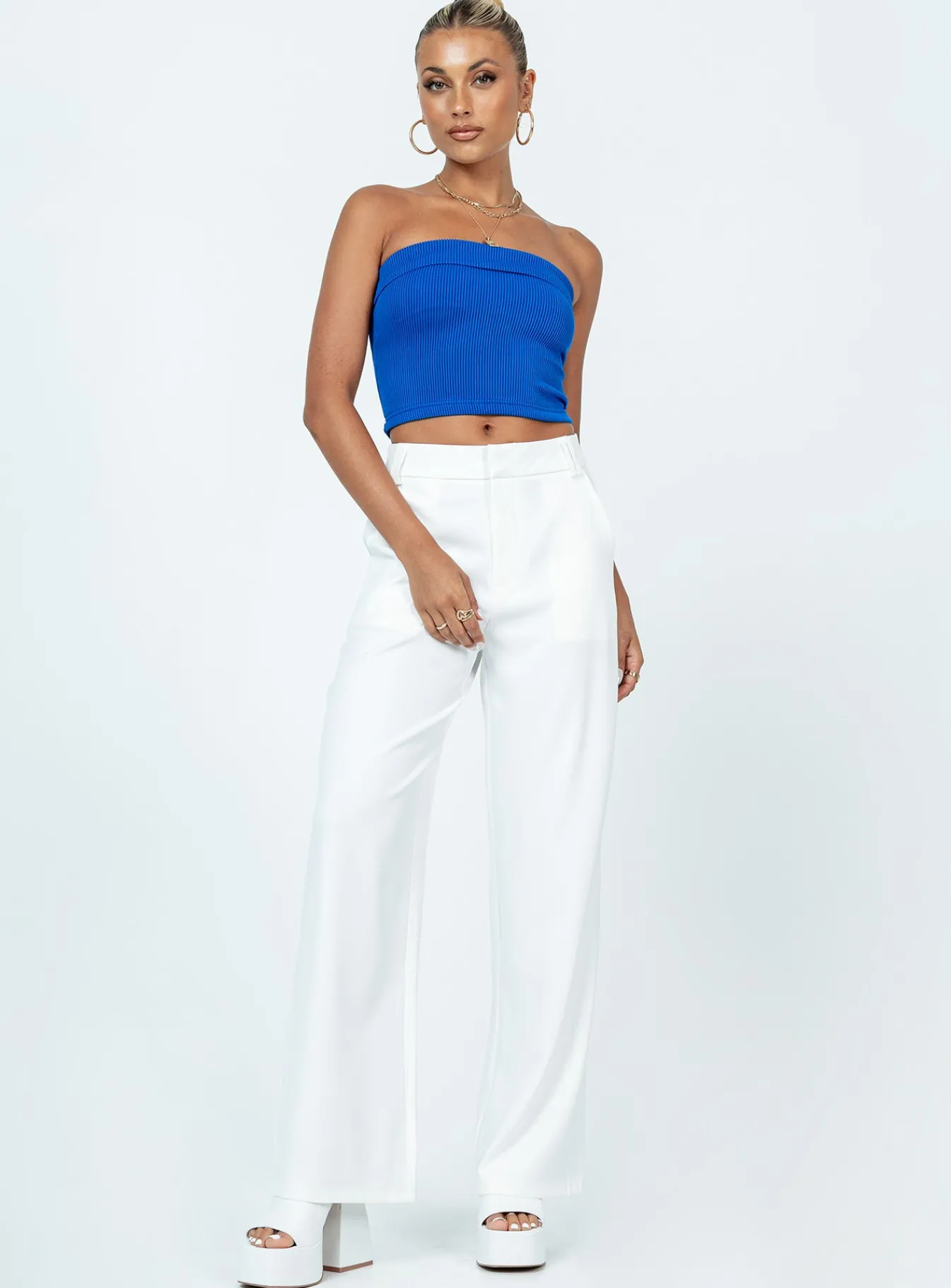 Princess Polly Sultan Pants White Discount