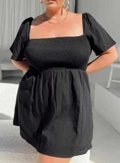 Princess Polly Summer Nights Mini Dresscurve   Black Online