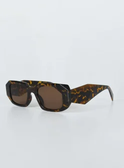 Princess Polly Summerside Sunglasses Tort Discount