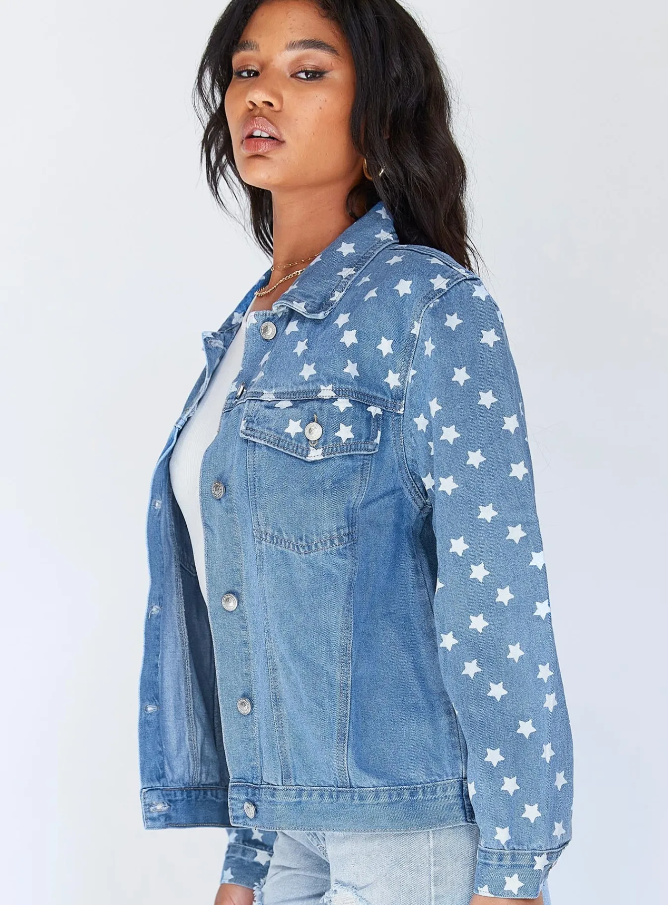 Princess Polly Superstarjacket Denim Clearance