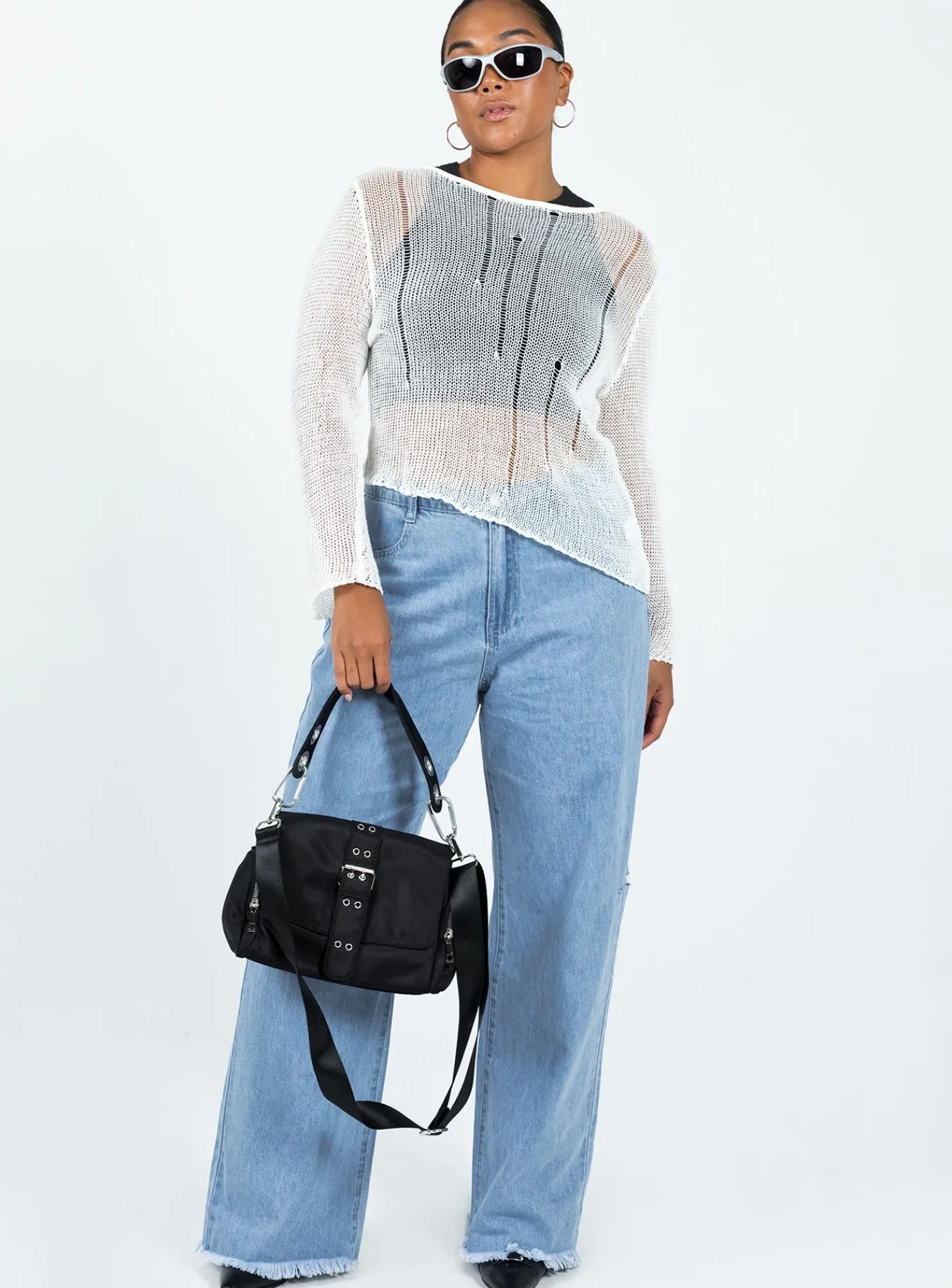 Princess Polly Sweeney Sweater White Online