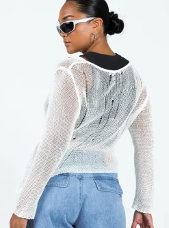 Princess Polly Sweeney Sweater White Online