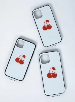 Princess Polly Sweet Cherry Iphone Case White / Red Discount