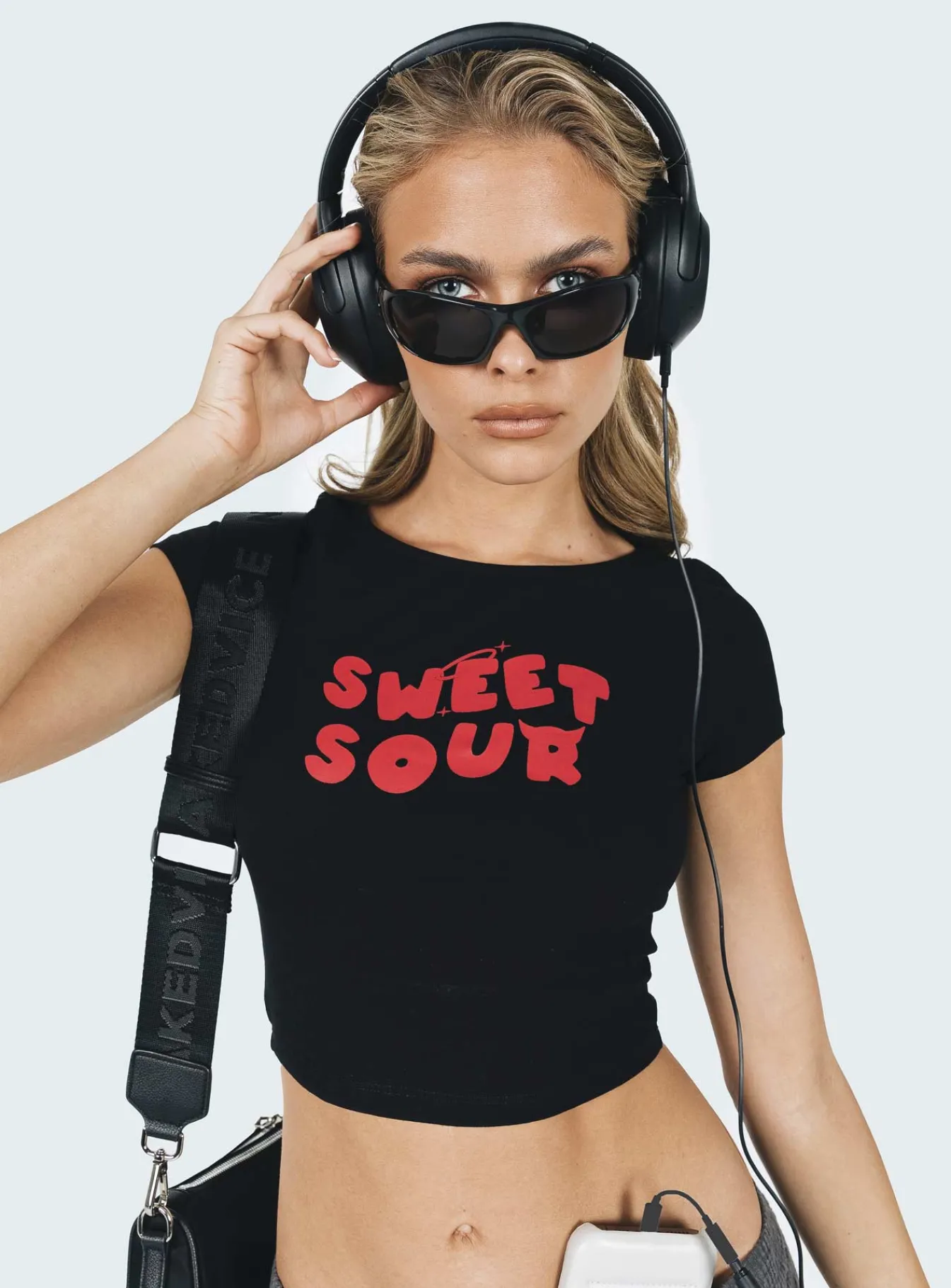 Princess Polly Sweet N Sour Tee Black / Red Online
