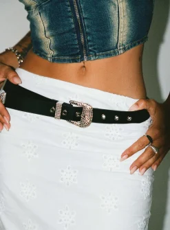 Princess Polly Sydelle Hip Belt/ Silver   Black Online