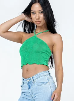 Princess Polly Sylvester Top Green Best