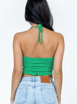 Princess Polly Sylvester Top Green Best