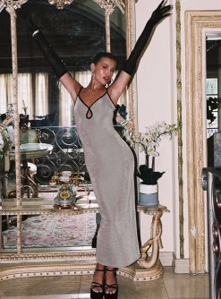 Princess Polly Tahlia Maxi Dress Champagne Hot