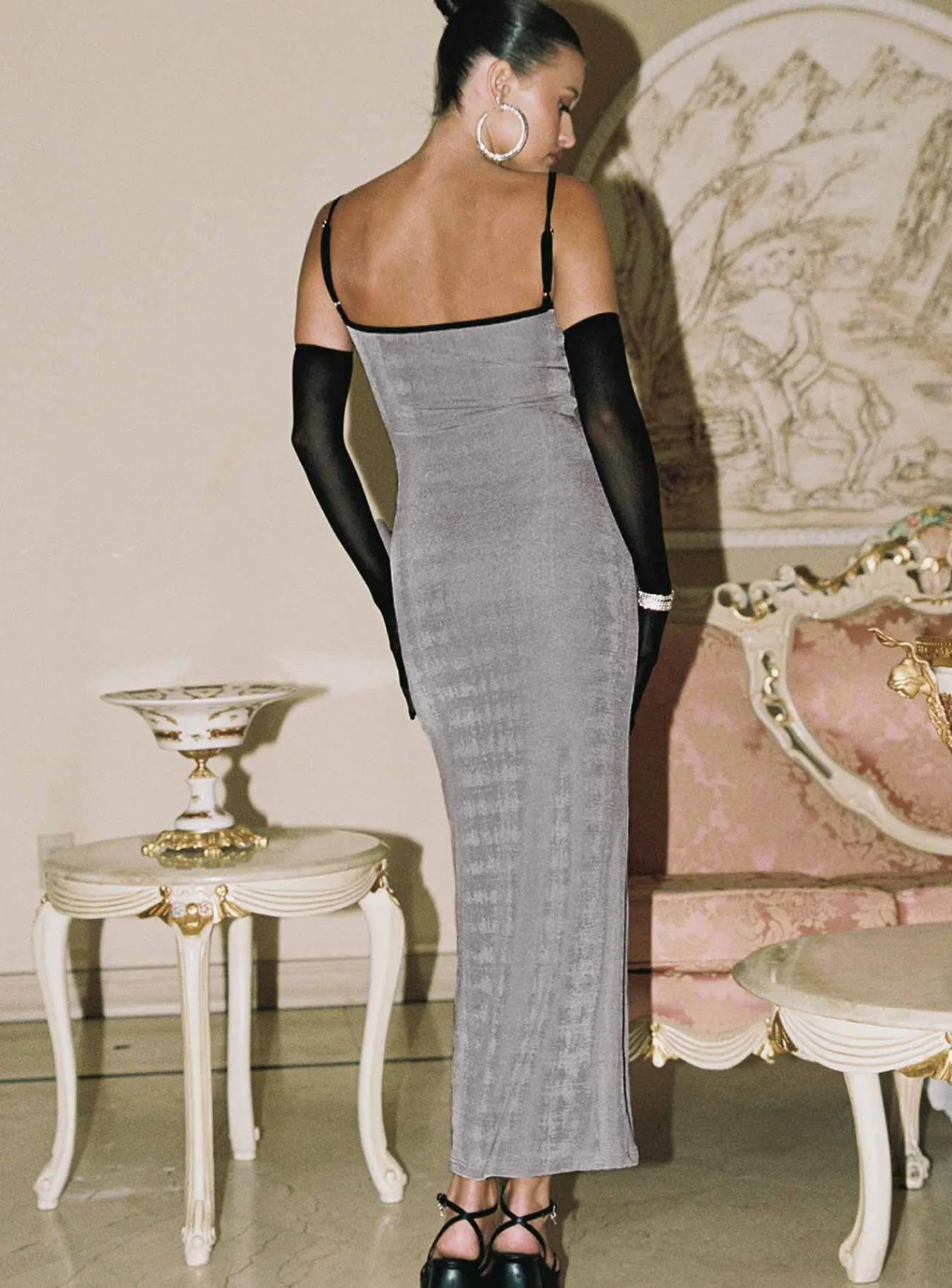Princess Polly Tahlia Maxi Dress Champagne Hot