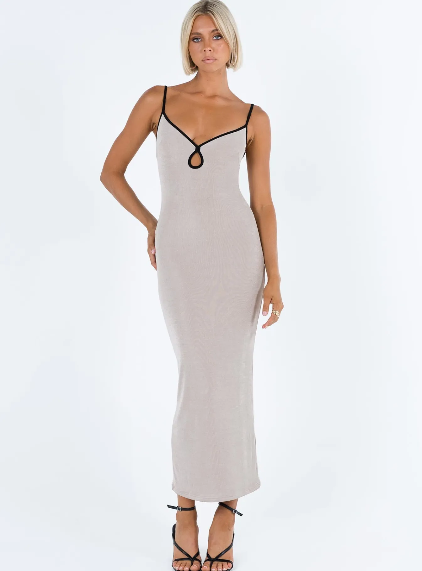 Princess Polly Tahlia Maxi Dress Champagne Hot