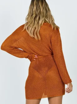 Princess Polly Take Me To Rio Mini Dress Orange Shop